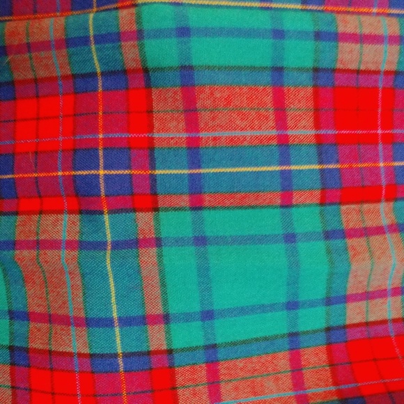 Pendleton Tartan Plaid Pleated Skirt Virgin Wool - Picture 2 of 7